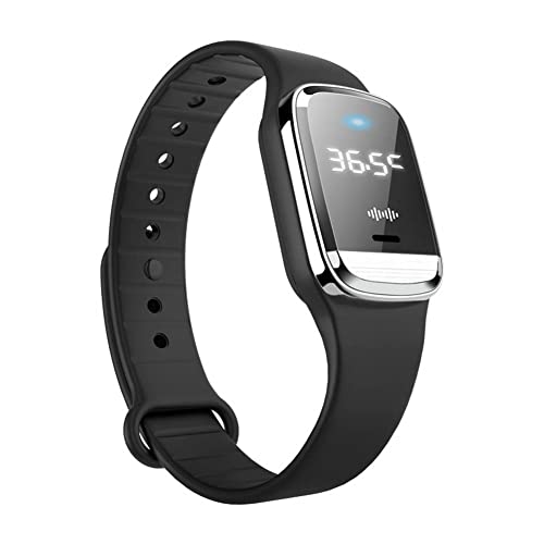 EBILUN Pulsera Repelente de Mosquitos para Exteriores Resistente al Agua Repelente de Insectos y Plagas Antimosquitos para Reloj de Niño Adulto (Negro)