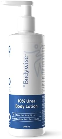 Be Bodywise 10% Urea Body Lotion 200ml | 48 Hour Dry Skin Relief | For Very Dry & Flaky Skin | With Ceramides, Kokum & Mango Seed Butter | Non-Greasy & Lightweight Formula