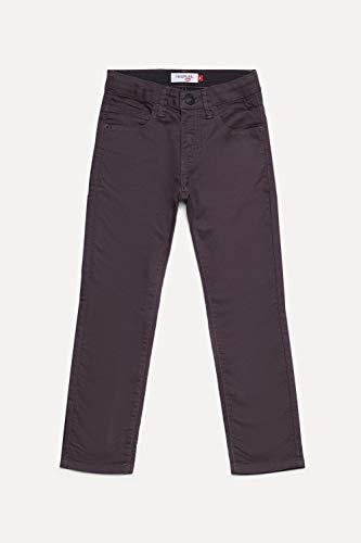 Calça casual Mini PF Skinny Color, Reserva Mini, Meninos, Fuligem, 6