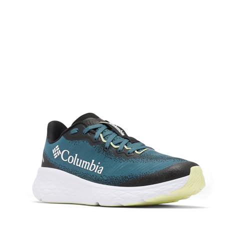 Columbia Men's Konos Featherweight Running Shoe, Everblue/Citron Haze, 9.5 Wide