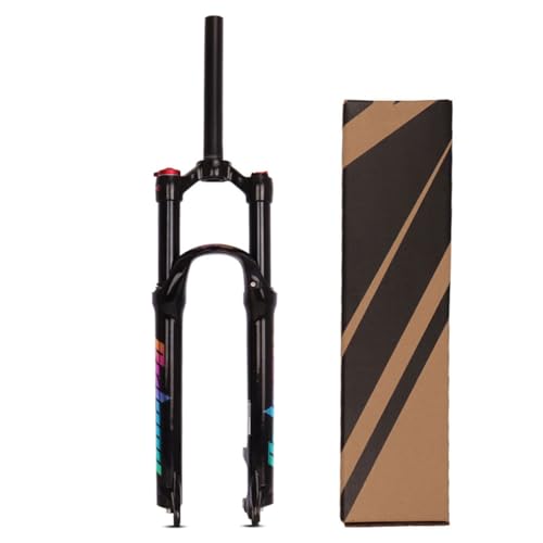 Gerenecic 100mm Federweg MTB Gabel Schwarz/Bunt