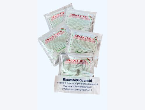 5 Buste di Decalcificante per Caldaia, Soluzione per Sauna di Vapore e Bagno Turco, Compatibile con Teuco e Altri Marchi in Commercio