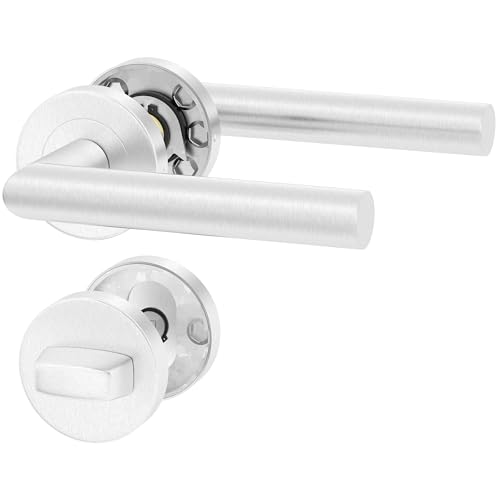 ERGO line NINA Edelstahl Türdrückergarnitur WC