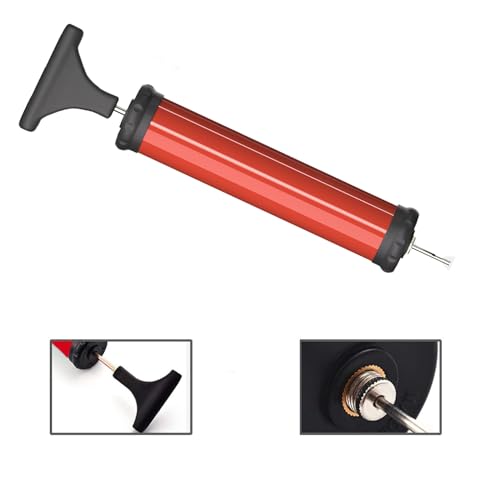 DDUO Portable Ball Pump,Air Pump Inflator Kit with Needle,Nozzle, Extension Hose Hand Pumps for Basketball Football Volleyball Water Polo Rugby Exercise Sports Ball Balloon Swim Inflatables - Image 4