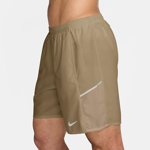 Image of Nike Mens Miler Dri Fit Brief Lined Running Shorts