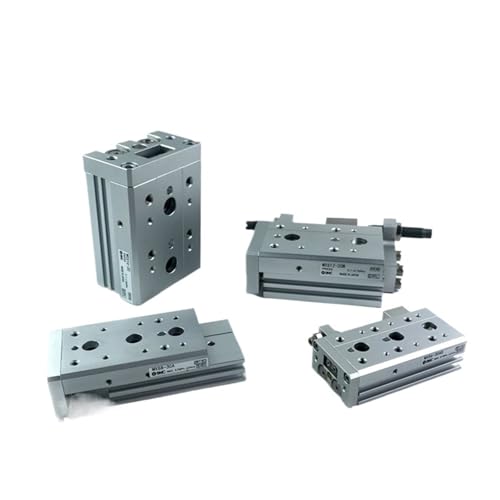 Table pneumatique MXS12-20 rigide à double piston pour un guidage fluide