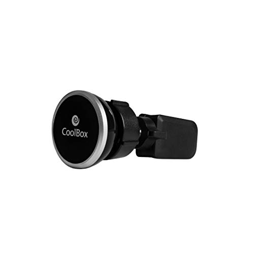 CoolBox CoolFix Coche Negro, Plata - Soporte (Teléfono móvil/Smartphone, Coche, Negro, Plata, Soporte pasivo, Soporte para Rejilla de ventilación del Coche, 1 Pieza(s))