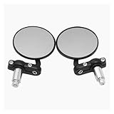 Einstellbar: Motorrad-Rückspiegel, Lenker-Seitenspiegel, verstellbares Design mit Blendschutzspiegel, um Schwindelgefühle zu vermeiden, vom Spiegel aus klarer zu sehen, was sich hinter Ihnen befindet, und um die Fahrsicherheit zu gewährleisten