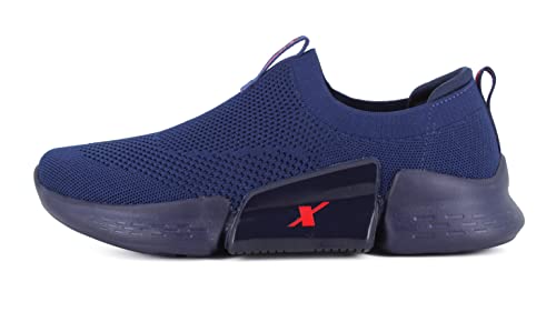 Image of SPARX Newly Arrival Men's Shoe for Running /Gymming /Office /Walking /Casual /Outdoor Footwear SM-708G N.Blue Red UK-08