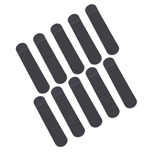 GALPADA Custodia in Pelle Pu per Stilo Touch Penna Tablet, Set da 10 Pezzi Nero, Protezione Antigraffio Leggera e Rimovibile per Uso Business e Quotidiano