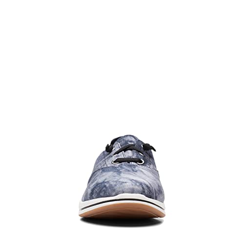 Clarks Clarks CloudSteppers Women's Breeze Ave II Sneaker, Black/White Textile, 7.5 Medium US