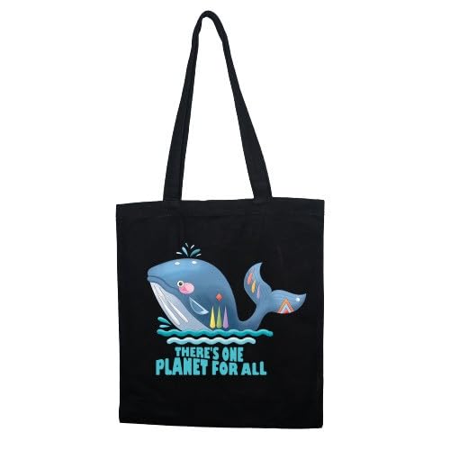 Tote Bags for Women Printed Tote Bag|| THERE'S ONE PLANET FOR ALL-picture-22