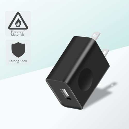 FONKEN USB Wall Charger, 3-Pack 5V 2A Power Adapter Universal Travel USB Plug Cell Phone Block Cube Compatible With iPhone, iPad, Google Nexus, Samsung, LG, HTC, Moto, Kindle and More