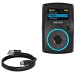 BoxWave Cable Compatible with SanDisk Sansa Clip - DirectSync Cable, Durable Charge and Sync