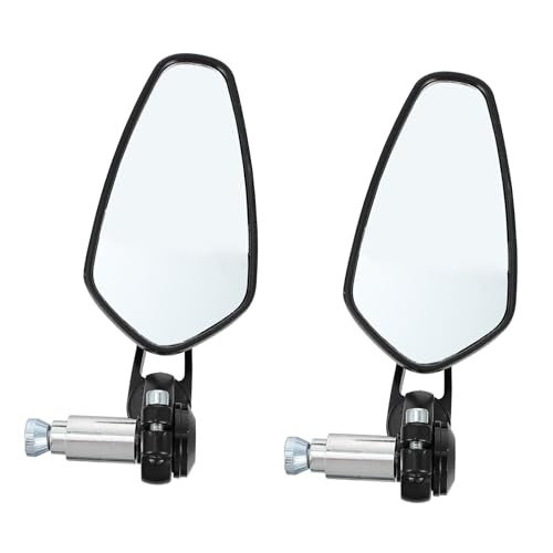 Espejos retrovisores de motocicleta giratorios para eliminar puntos ciegos en scooter