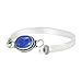 925 Silver Plated Natural Lapis Lazuli Cuff Bangle Bracelet for Women – Handmade Adjustable Boho Jewelry – Blue Gemstone September Birthstone Fashion Statement Bangle – New Year's Gift for Her