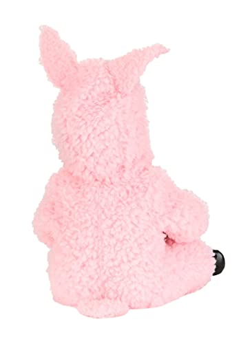 Disfraz infantil de llama con capucha y cola de peluche miniatura 2