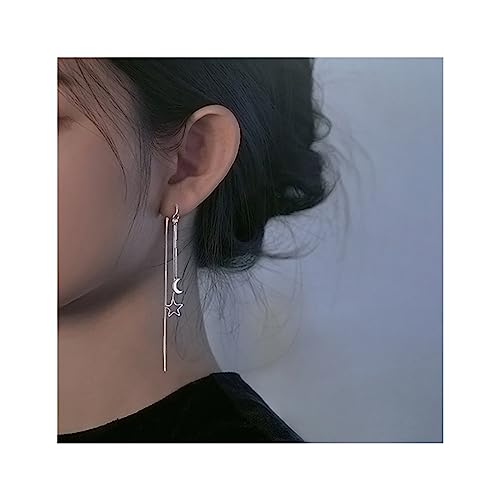 Boucles d'oreilles tendance pour femmes en acier doré chic - 2