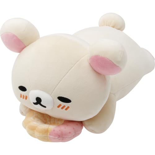 Coussin donut Rilakkuma parfait pour décorer un canapé cosy japonais