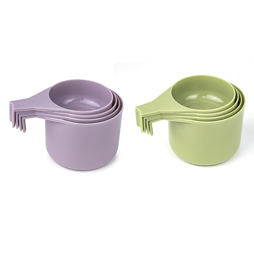 4Pcs Self Stacking Measuring Cups Assorted color