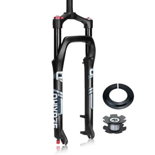 Fourche air VTT fat bike 26 pouces réglable avec blocage pour optimiser le pédalage