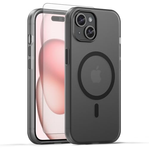 Coque iPhone 15 antichoc mate pour rester connecté actif au quotidien