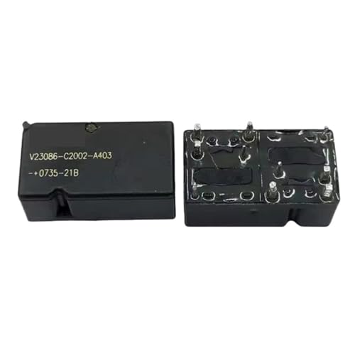 Relais V23086-C2002-A403 12V DC 30A 10 broches pour circuit imprimé automobile en lot de 10 pièces