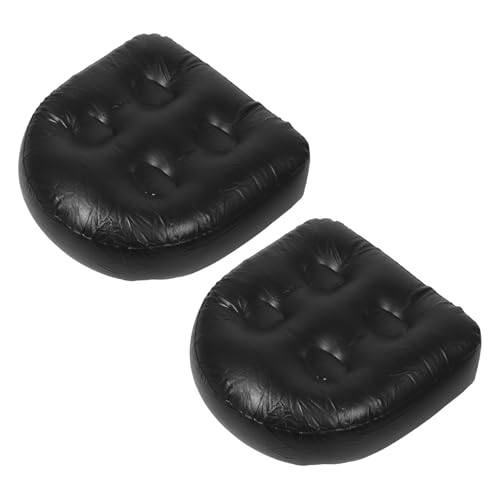 MAGICLULU Asiento Elevador de 15 Cm de 2 Cojines Inflables con Ventosas Antideslizantes Material PVC Cómodo para Bañera de Hidromasaje para Uso Doméstico y SPA