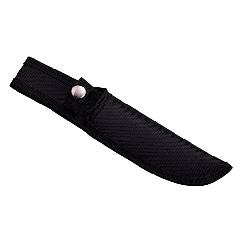 SURVIVOR – Fixed Blade Knife – Stainless Steel Blade, Metal Handle w/Survival Kit and Compass, Includes Nylon Sheath – Prep, Survive, Thrive, Camping, Hunting, Outdoors (Silver) - Image 4