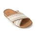 The Sak Penelope Slide Sandal - Women's Flat Fashion Slides with Soft Cushion Sole -Hand Crochet Slip On Sandals for Everyday
