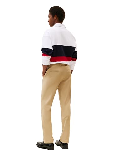 Image of Tommy Hilfiger Men's Casual Moisture Wicking Wrinkle Resistant Stretch Performance Pants in Straight Fit