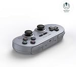 8Bitdo Sn30 Pro Wireless Bluetooth Controller, Hall Effect Joystick Update, Retro Gamepad for Switch/Switch 2, PC, Steam Deck, Android, Raspberry PI, iPhone, iPad, macOS and Apple TV (Gray Edition)