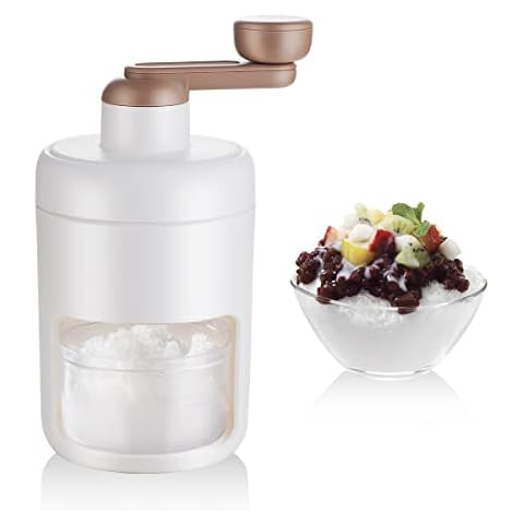Choxila Shaved Ice Machine Snow Cone Machine - Portable Ice Crusher and Shaved Ice Machine with Free Ice Cube Trays - BPA Free Cover