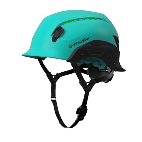 STUDSON SHK-1 Vented Safety Helmet (Teal, L/XL (58-63cm))