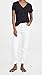 Madewell Women's Whisper Cotton V-Neck Tee, True Black, S
