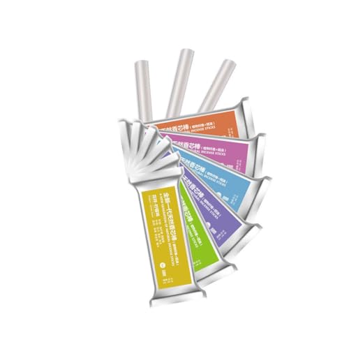 10 Pcs PE Car Fragrance Stick Long Lasting Heats-resistant Interior Solid Scented Automotive Air Freshener Refill