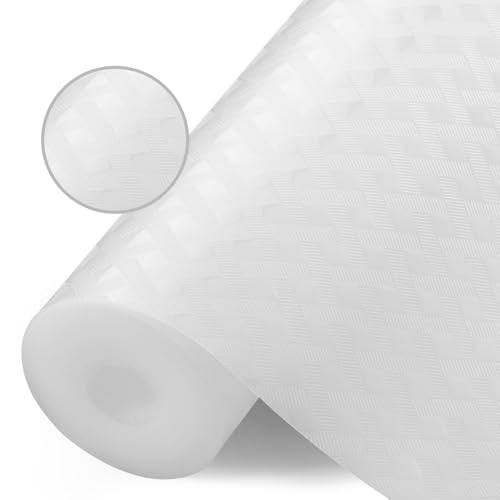 HOTUT Protector Cajones Cocina EVA Plastico Protector,30x300cm Estera No Adhesiva Reutilizable Impermeable,Alfombrilla Antideslizante De EVA Recortable para Nevera Mueble Fregadero,Transparente