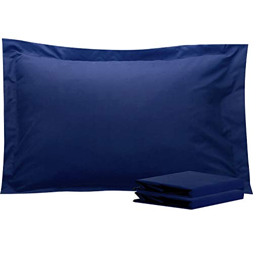 NTBAY Lot de 2 housses de coussin douces en microfibre Oxford anti-plis et résistantes aux taches Cover