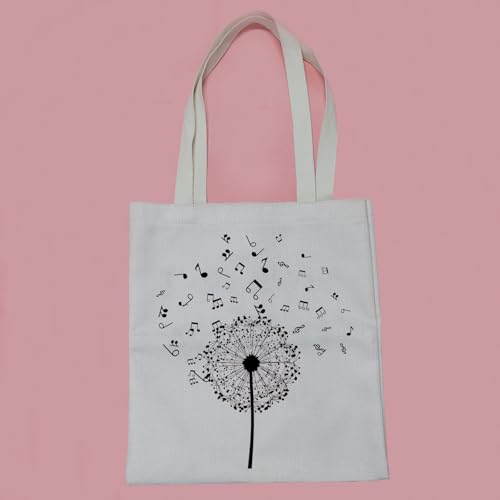 Bolso Tote PWHAOO con motivos musicales miniatura 6