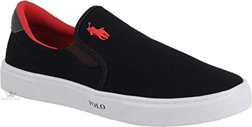 Tenis Masculino Sapato Polo Joy Iate Com Elástico Cores Cor:Preto;Tamanho:48;