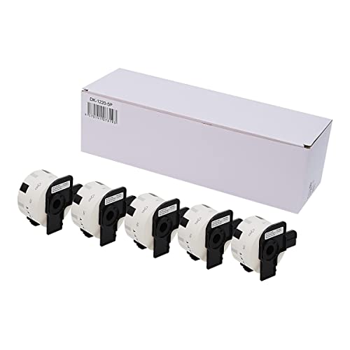 Ninestar �u���U�[ DK-1220 �݊� DK1220×5�Z�b�g(�z���_�[5�t) �H�i�\���p���x�� 39mm x 48mm x 620�� / �� ���x���v�����^�[ QL�V���[�Y�pDK�v���J�b�g���x���i���M���e�[�v/�����jQL-800 QL-82