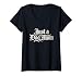 Women's Just A Girl Tshirt Gothic Goth Old English Blackletter Women V-Neck T-Shirt