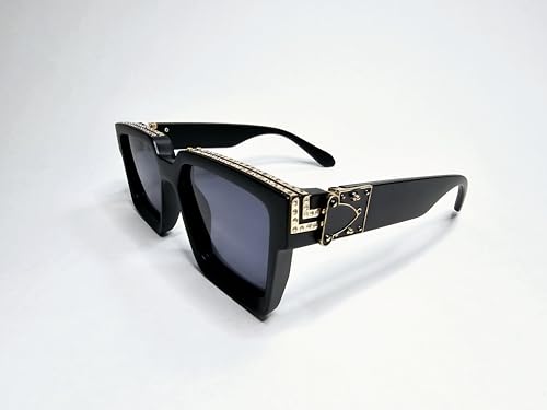 Image of Luxury Eyewear, Designer Square Sunglasses, UV 400 protection, Thick and strong Frame, for Men and Women