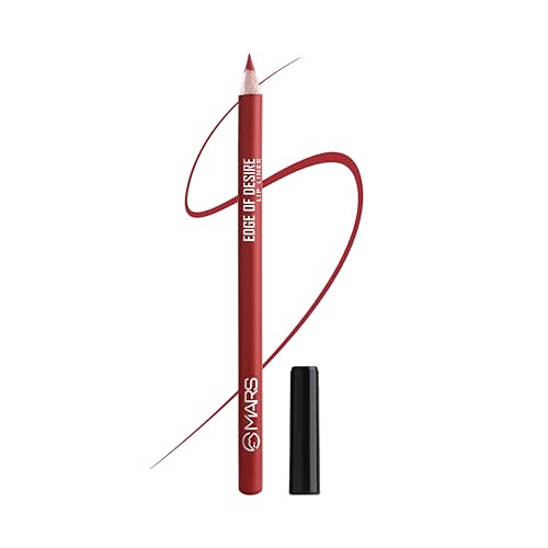 Image of MARS Matte Lip Liner One Swipe Smooth Long Lasting Lip Pencil (1.4gm) (07-MAGNETIC MAGENTA) Matte Lip Liner One Swipe Smooth Long Lasting Lip Pencil (1.4gm) (04-SCANDALOUS BROWN)