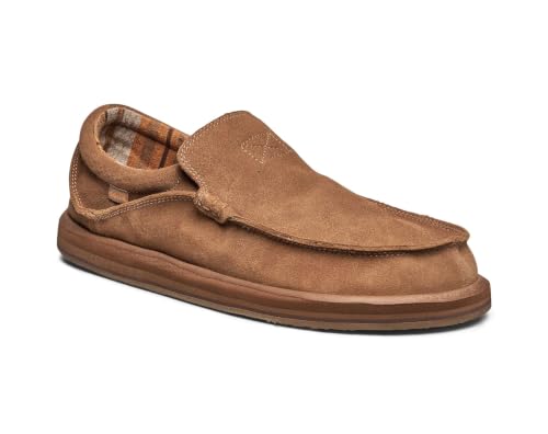 Image of Sanuk Mens Chiba Loafers for Men | Mens Shoes | Slip On Shoes for Men | Men's Slip-on Loafers | Comfort Foam Footbed