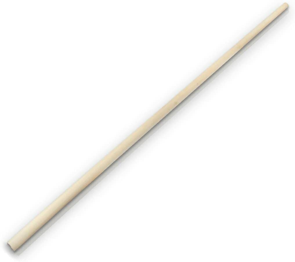 Manico di ricambio per scopa in legno, 120 cm, manico in legno di faggio, manico in legno di faggio, diametro 22 mm, manico in legno per attrezzi da giardino, zappe da giardino, produzione UE