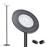 TROND LED Torchiere Floor Lamp Dimmable 30W, 5500K Natural Daylight (Not Warm Yellow), Max. 5000...