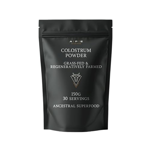 APE Nutrition Colostrum Powder Bovine Grass Fed | 150g Pouch (30 Servings) | Gut & Immune Health, Leaky Gut Repair, Ancestral Nose to Tail