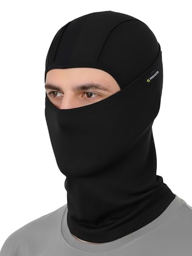 Image of Freecultr Full Face Helmet mask for Bikers Balaclava for Men Masks for Bike Riding, UV Protected Biker Accessories for man, Face Cover for Men & Women Helmet Head Cover Bamboo Balaclava