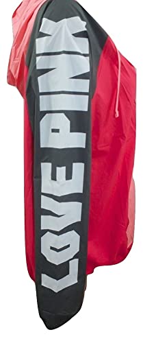 Victoria's Secret Pink Anorak Windbreaker Half Zip Jacket Hoodie Size XS/Small Multicolor New4